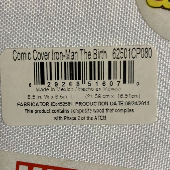 The Invincible Iron Man canvas 6.5x8.5 - Picture 3 of 5